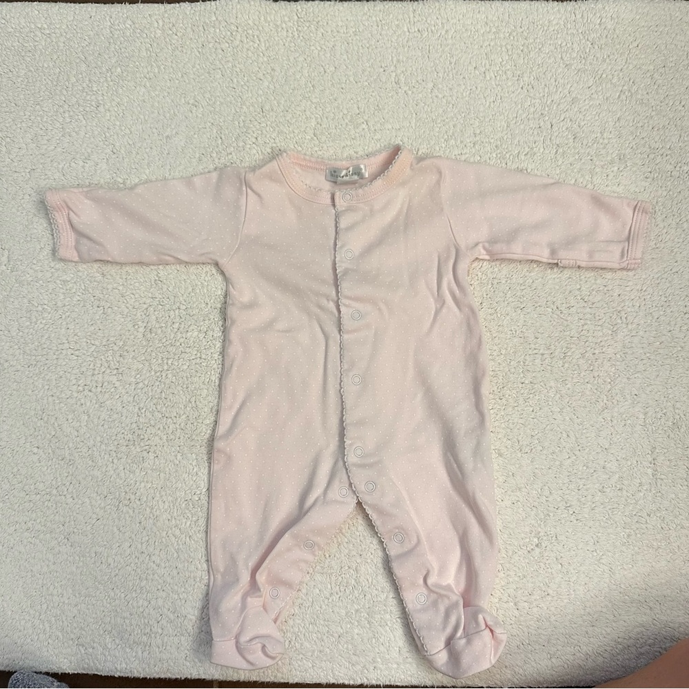 Kissy Kissy | Pink footie pajamas
